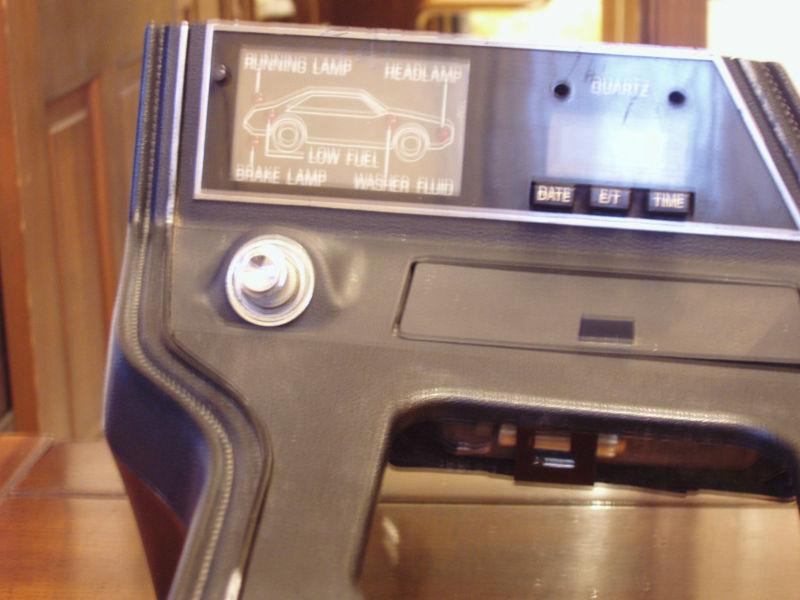 1979-1986 ford mustang cobra black console