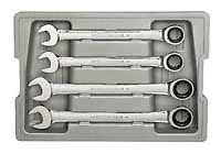 Gearwrench 9413 4 piece metric large combinati ratcheting wrench set