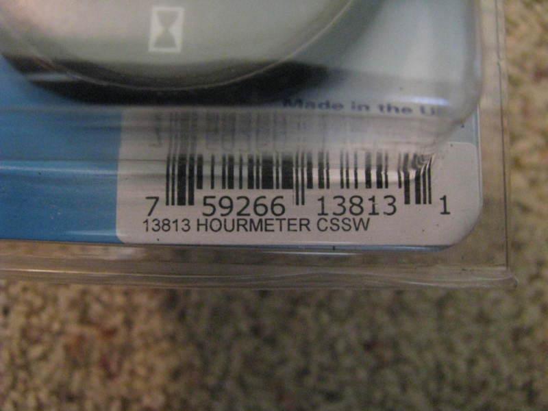 Faria Black Hour Meter, US $50.00, image 2