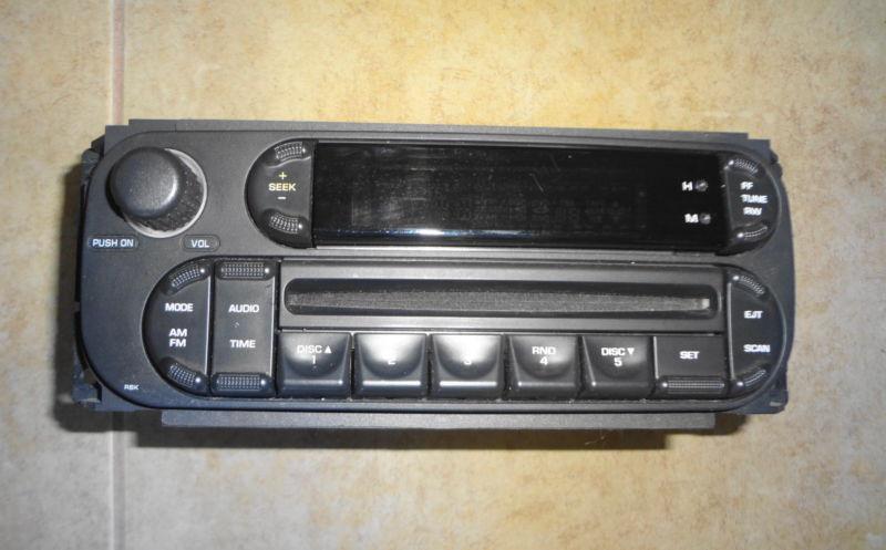 02 03 04 05 06 07 dodge chrysler jeep radio cd player factory p05091506ad 