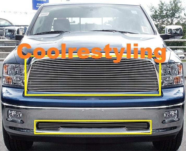 Find 09 10 11 12 Dodge Ram 1500 Billet Grilles Combo grill inserts 1pc