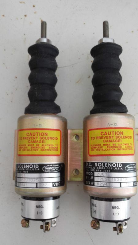 Synchro start continuous duty solenoid