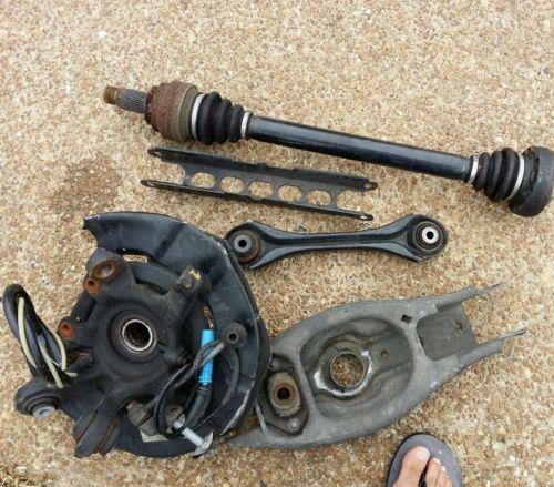 07 08 09 10 11 12 bmw 328i r. rear suspension w/o crossmember awd cpe strut 