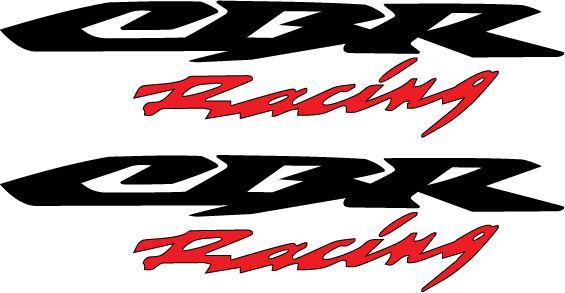 Honda cbr racing set vinyl decal stickers choose your color.