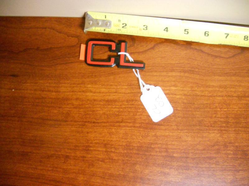 Cl emblem, badge, chevrolet celebrity, gm, new adhesive backing, art or restore