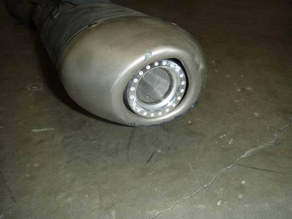 Yamaha raptor exhaust outlet power tip 350 660 700 700r