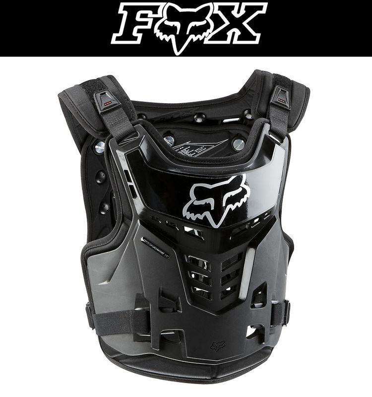 Black proframe lc fox racing roost guard motocross mx atv dirtbike 2013
