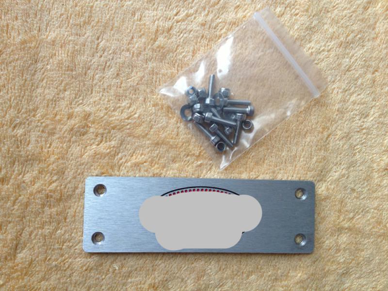 2pcs for buggati logo car floor mat carpet emblem aluminum alloy 