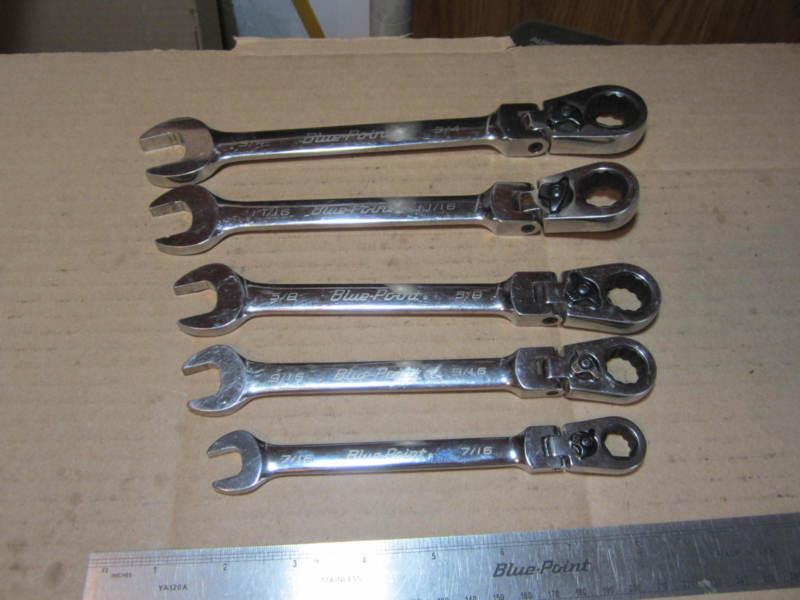 Blue-point tools standard ratchet flex head wrench set
