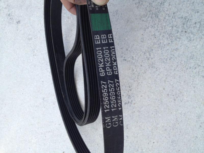 Gm oem 12569527 serpentine belt/fan belt/serpentine belt used