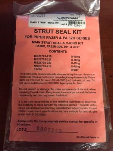 Main strut seal kit