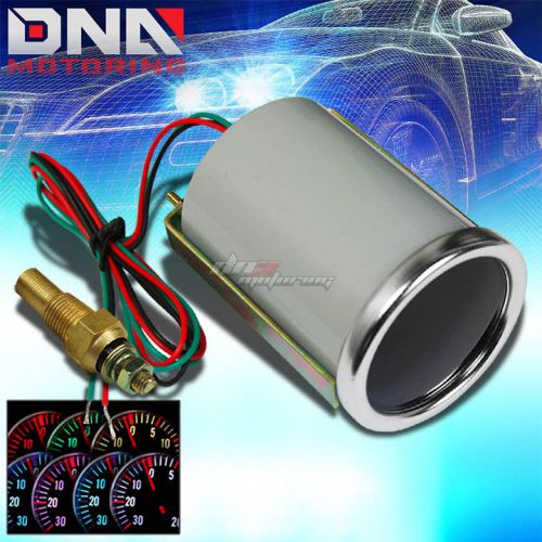 Find 7COLOR 2" ENGINE OIL TEMPERATURE TEMP LED SMOKE/TINTED LENS JDM