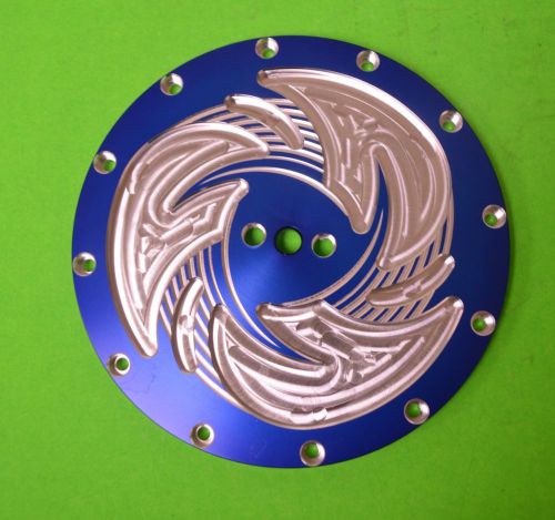 Jr. dragster polar primary clutch cover - blue fang