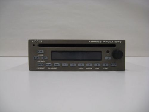 Avionics innovations am/fm cd player.  certifed and tagged.