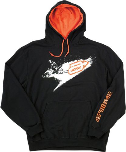 Arctiva trailblazer s6 mens pullover hoody black/orange