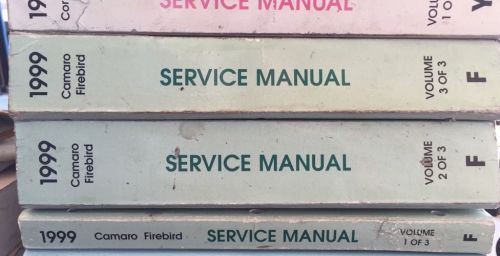 1999  firebird camaro shop manual set trans am formula x28 repair service