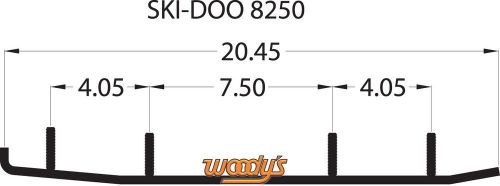 Woody&#039;s as6-8250 wearbar ace 6 ski doo