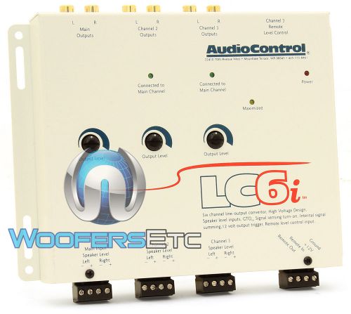 White lc6i audio control 6-channel line output converter audiocontrol new