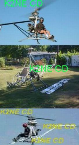 Home built experimental helicopter plans on cd - very rare free extra included