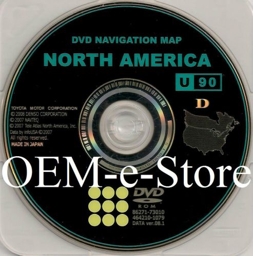 Only 2010 2011 toyota prius camry / hybrid navigation dvd map u90 u.s / canada