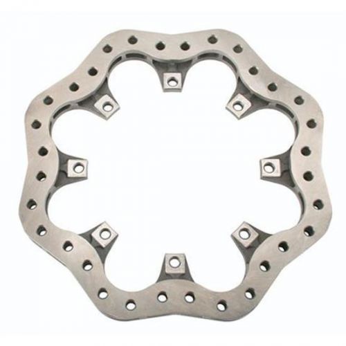 Speedway cast iron drilled scalloped brake rotor, 11.75 x .810 inch