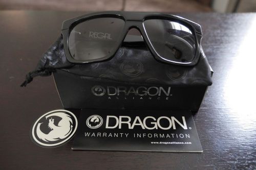 Dragon alliance regal sunglasses - black frame, grey lens - men's