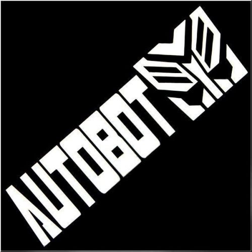 Car motorcycle decoration sticker transformes autobots silver