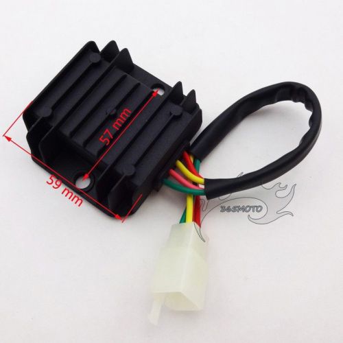 Male plug voltage 4 wire regulator rectifier for dirt pit bike atv quad scooter