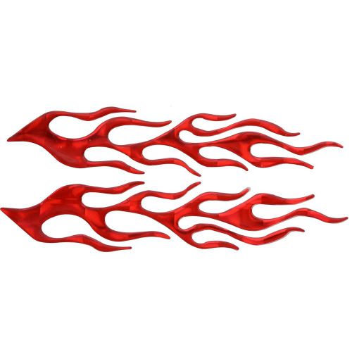 Red soft gel flame sticker decal decoration for motorcycle motorbike ^^