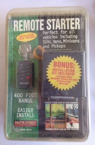 Bulldog security remote starter installation kit model no. rs112