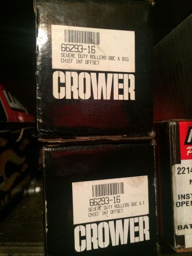 Crower offset roller lifters set bbc big block chevrolet chevy part # 66293-16