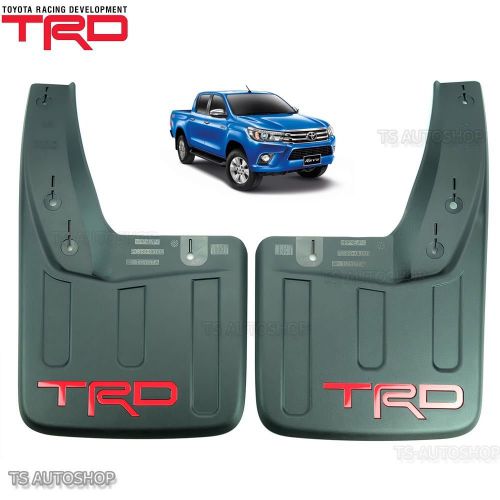 Trd rear mud flaps mudflaps splash guard for toyota hilux revo 2015 2017 4x4 2x4