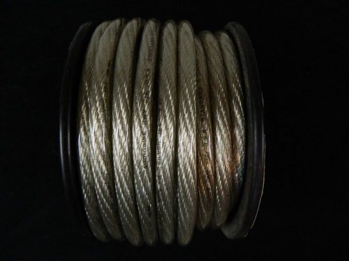 0 gauge wire 50 ft silver 1/0 awg power ground cable stranded automotive car