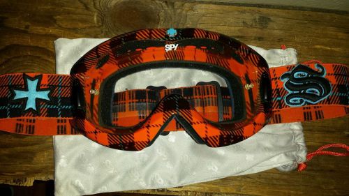 Spy motocross goggles