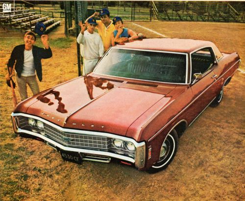 Original 10&#034; x 13&#034; 1969 chevrolet impala custom coupe magazine advertisement