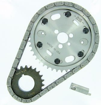 Sbc sb chevy 350 race  billet quick adjust timing chain set sa gear 78700r
