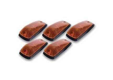 Pacer cab roof light - chevy style - amber 5-pack (5 7/8 x 3.5 x 1.5-in) 20-220