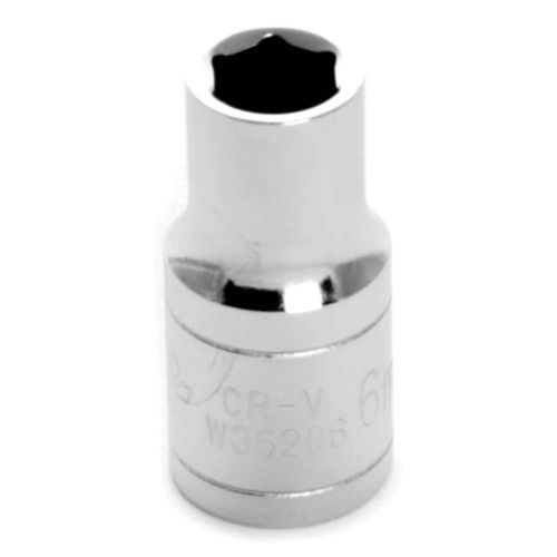 Performance tool w36206 socket socket-1/4'' dr 6pt std. 6mm
