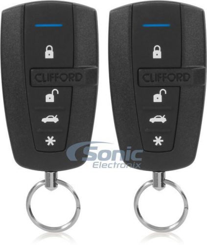 Clifford 4105x 1-way 4-button remote start system with keyless entry