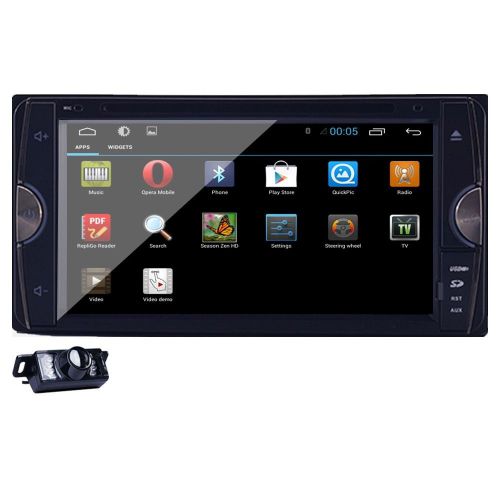 7" android 4.4 car dvd radio audio player gps navi wifi+camera for toyota series