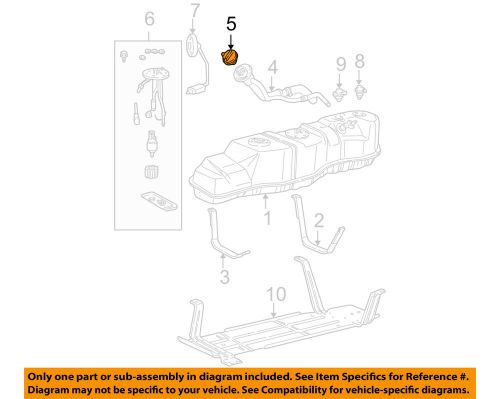 Ford oem e-350 econoline club wagon fuel system-fuel filler hose f75z9030cb