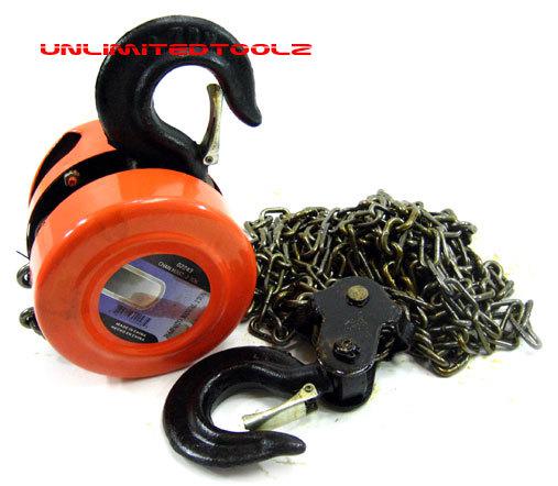 2 ton chain fall engine hoist/puller kit 4000lbs lift automotive strong lifting