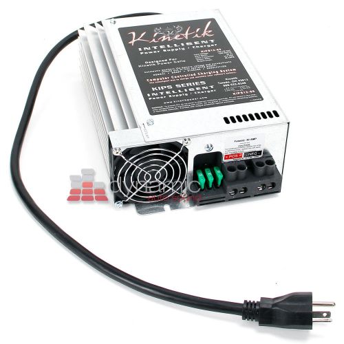 Kinetik kips12-80 battery power supply &amp; charger 80 amp 12 volt smart dual mode