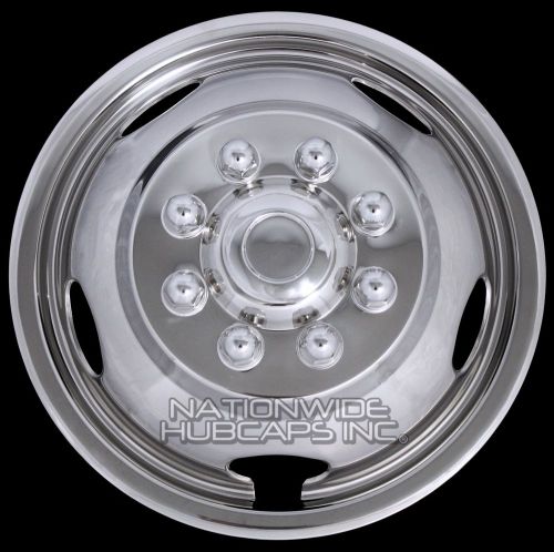 1 single front 03-16 dodge ram 3500 17" wheel simulators dual rim liners covers