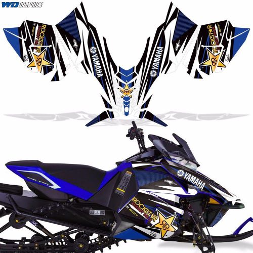 Decal wrap graphic kit yamaha sr viper rtx stx mtx part sled snowmobile 14-16 rs