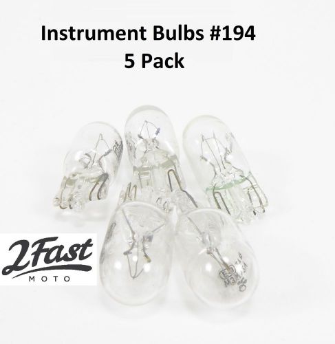 Instrument bulb # 194 yamaha snowmobile 12 v 3 w bravo inviter ovation excel 5pc