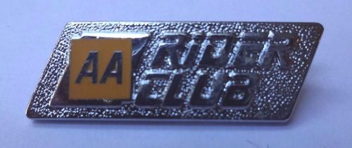 Enamel aa rider club motorcycle lapel / jacket badge