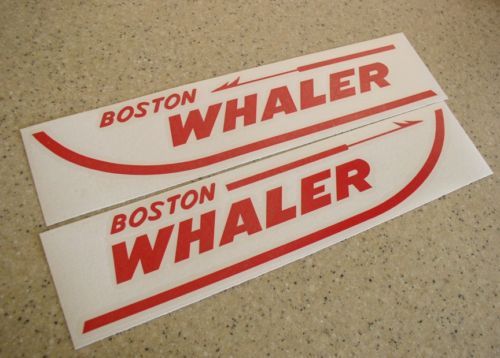 Boston whaler vintage boat decals die-cut 2-pak 13" free ship + free fish decal!
