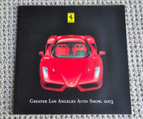 Ferrari la show 2003 dvd brochure enzo 575 360 456 schumacher magny