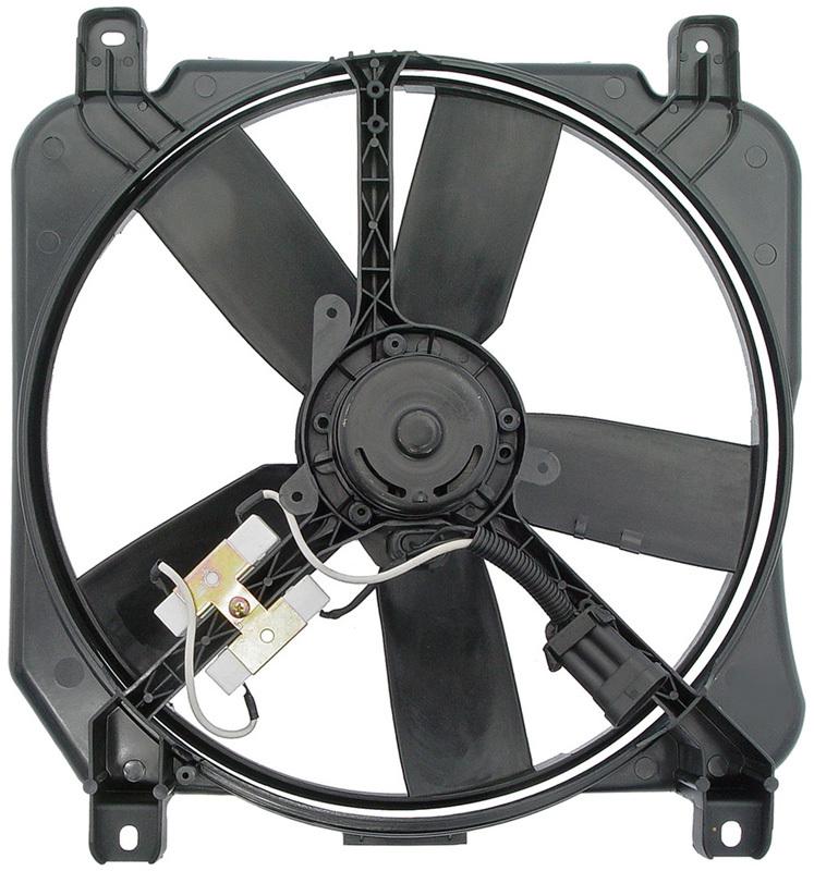 Engine cooling radiator fan assembly (dorman 620-625) w/ shroud, motor & blade